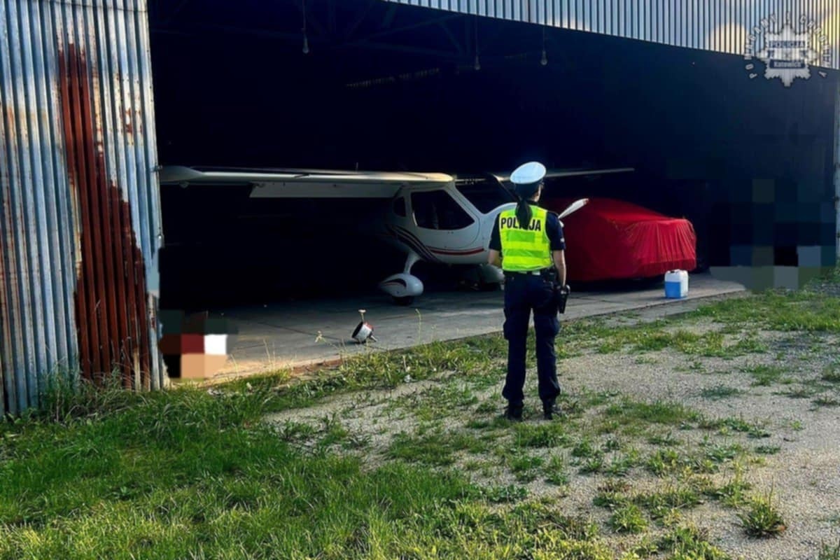 Pijany pilot samolotu Katowice Muchowiec 2
