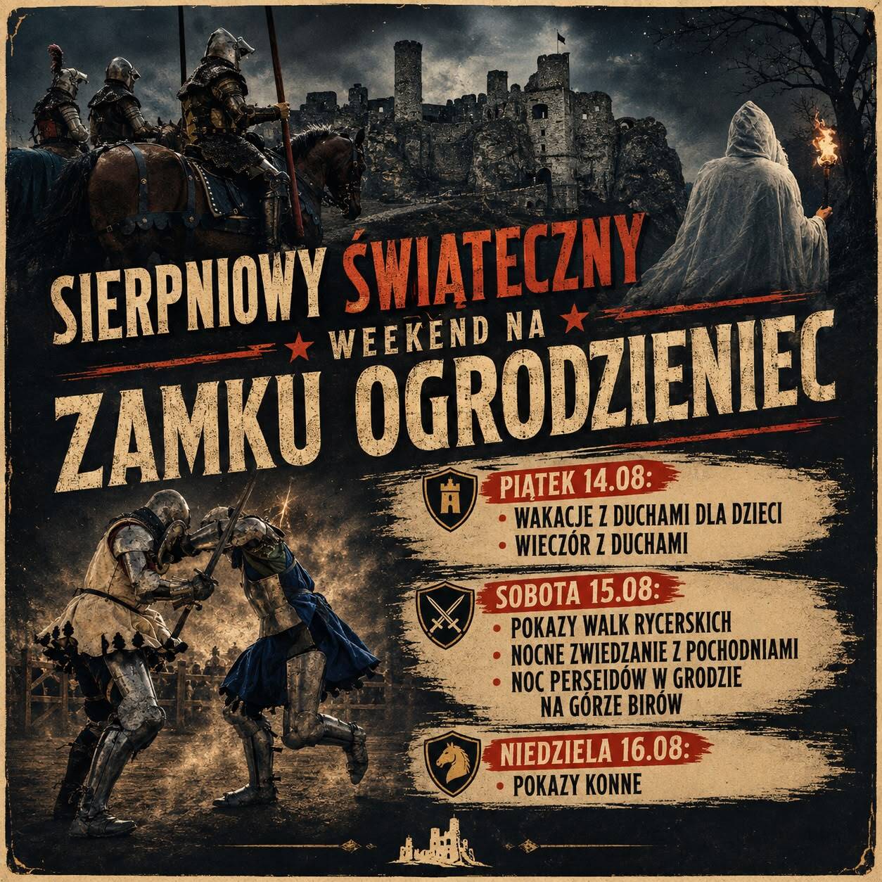 Plakat Zamek Ogrodzieniec