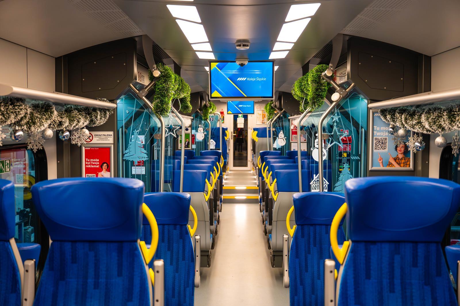 Pociag swiateczny Koleje Slaskie 7