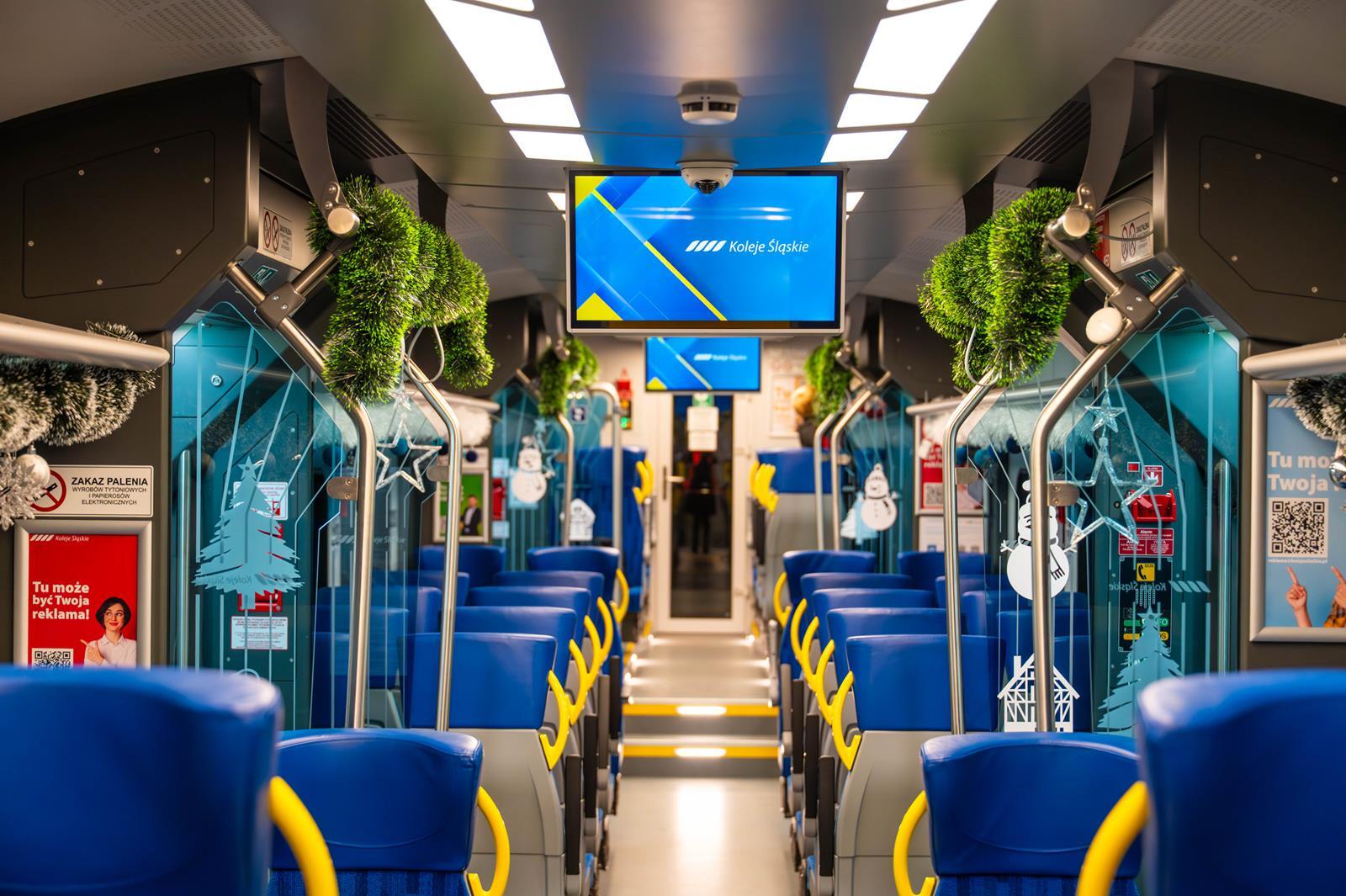 Pociag swiateczny Koleje Slaskie 8