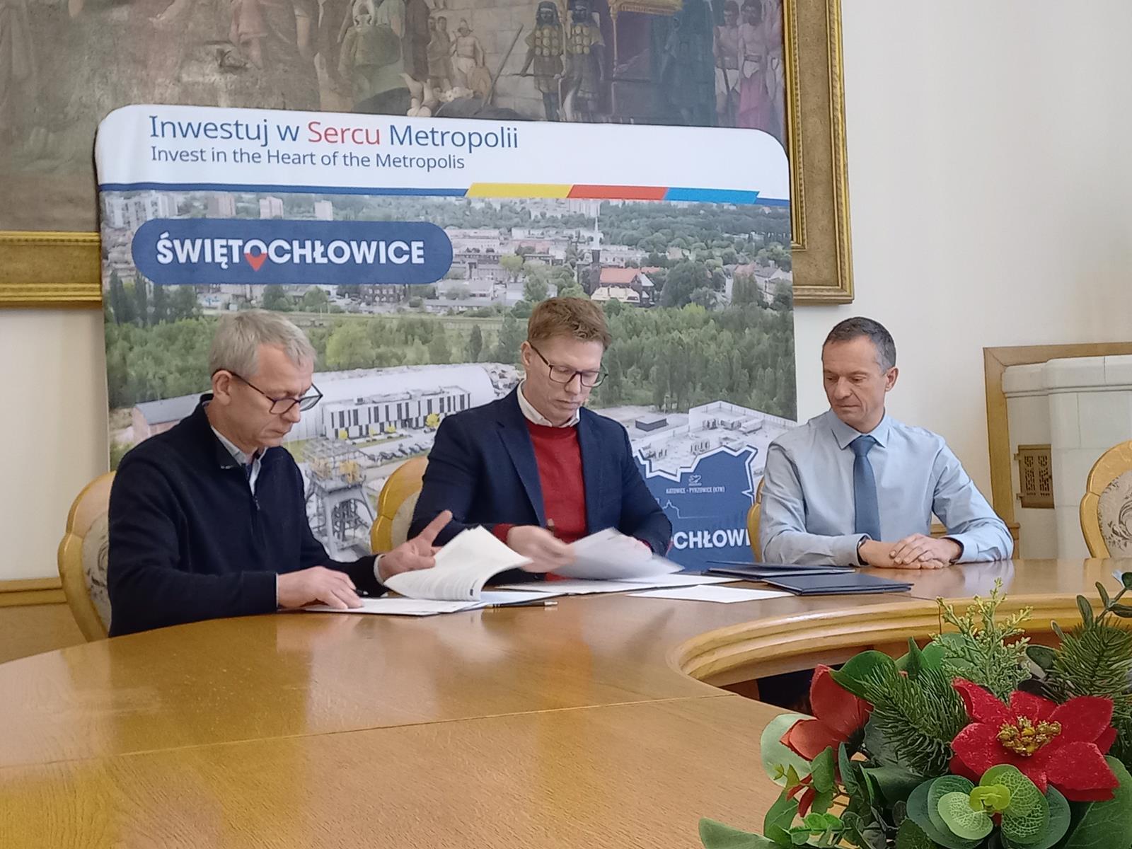 Podpisanie umowy, Świętochłowice