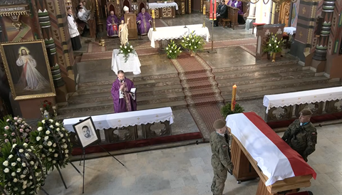 Pogrzeb Łukasza Litewki, Sosnowiec, 29.04 2026 r.