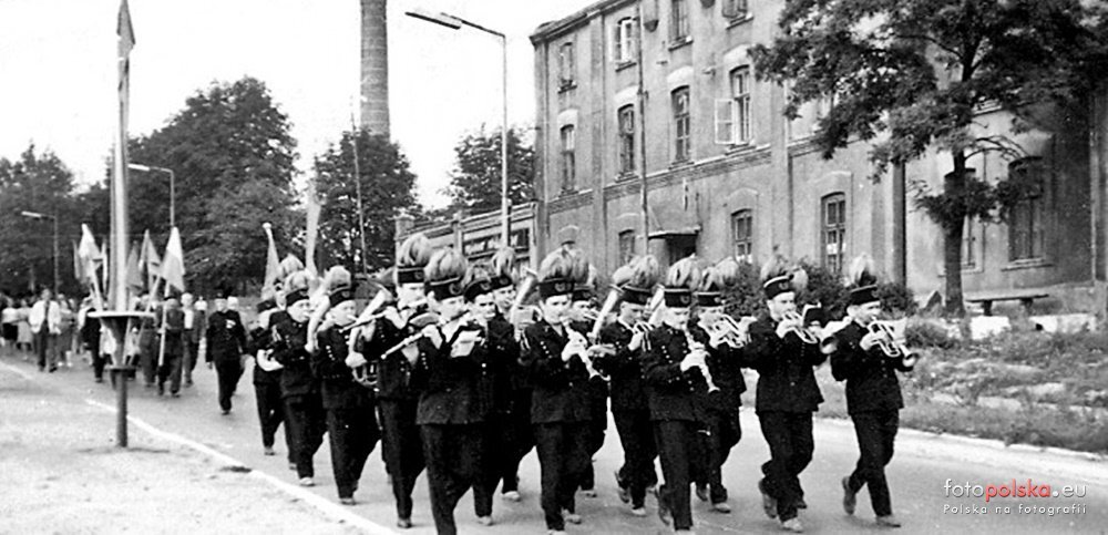 Porąbka. Kopalnia Węgla Kamiennego Mortimer. Uroczystości 22 Lipca lub 1 Maja. Rok 1965.