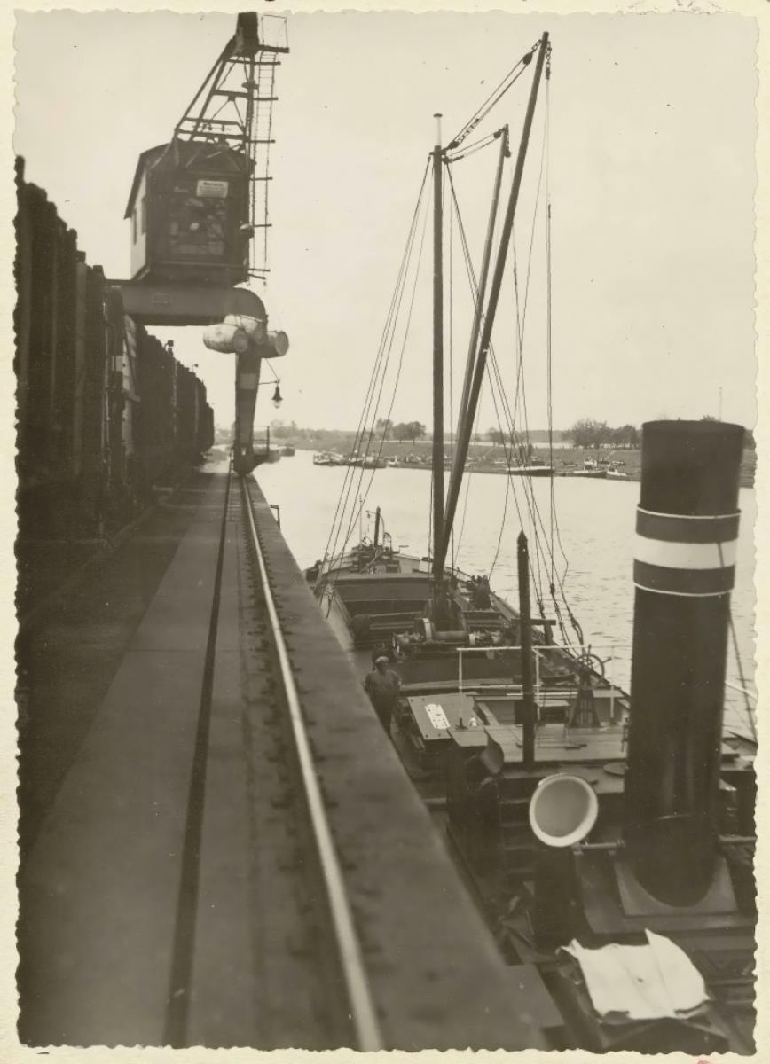 Port Koźle. Archiwum: Śląska Biblioteka Cyfrowa