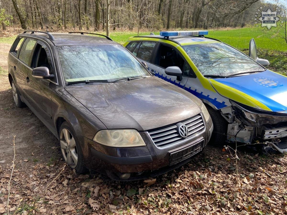 Poscig Gliwice pijany kierowca 2