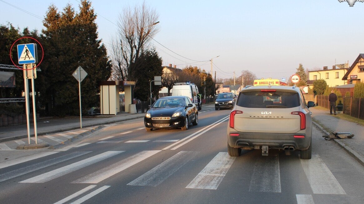 Potrącenie 11-latki na hulajnodze na pasach, Jankowice