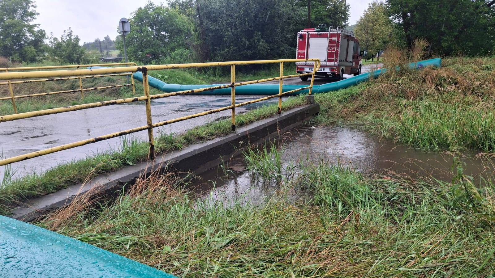 Podtopienia po nawałnicach w powiecie będzińskim. 28 lipca 2025.