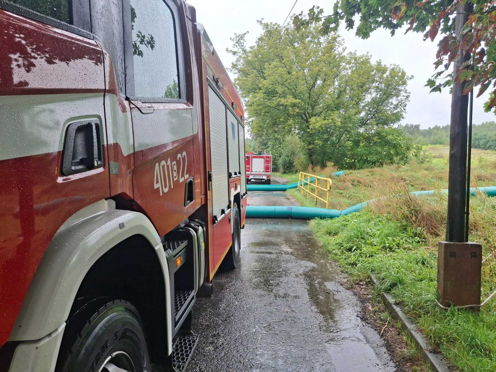 Podtopienia po nawałnicach w powiecie będzińskim. 28 lipca 2025.