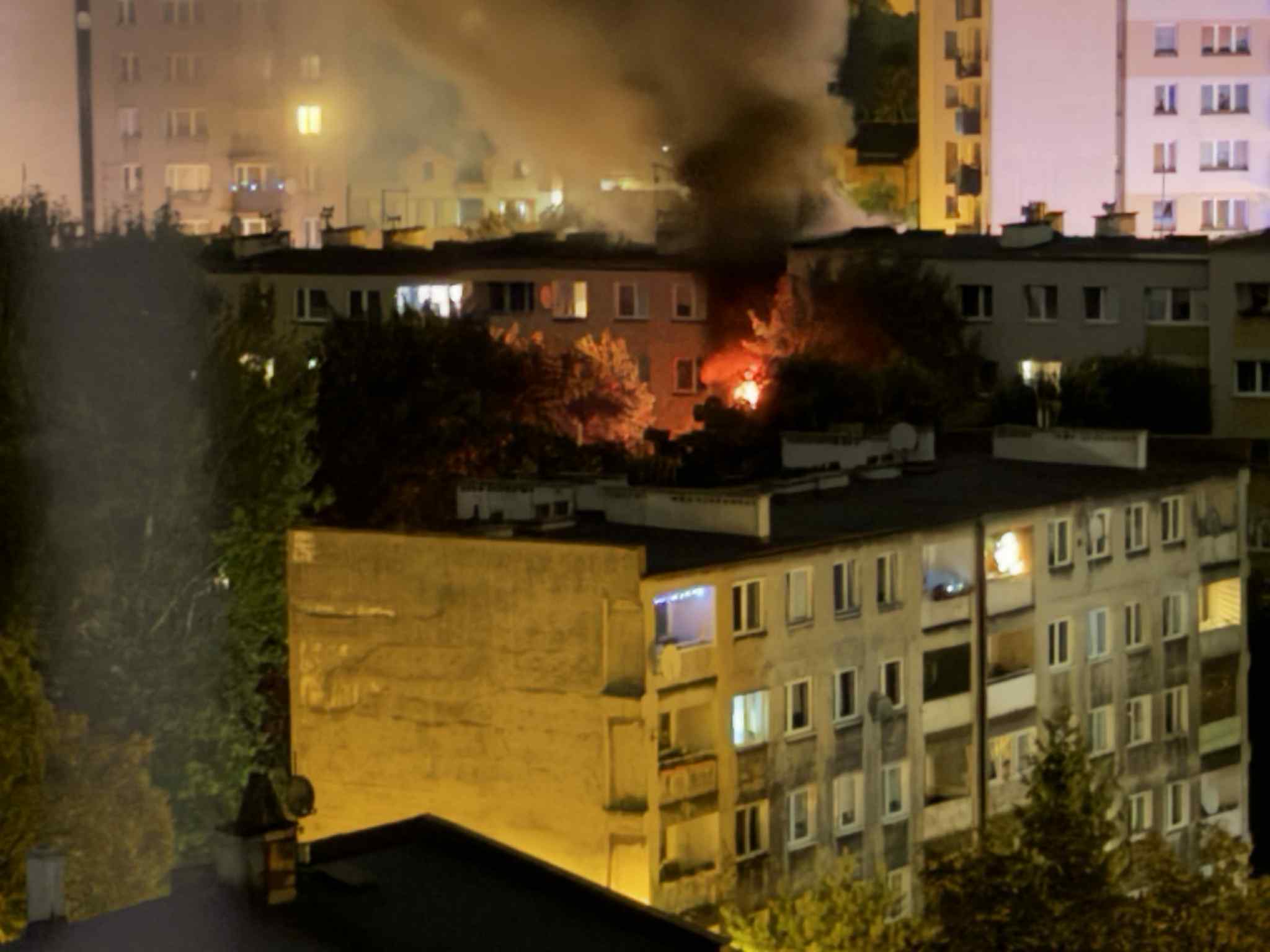 Pożar, Chorzów, Morcinka 15