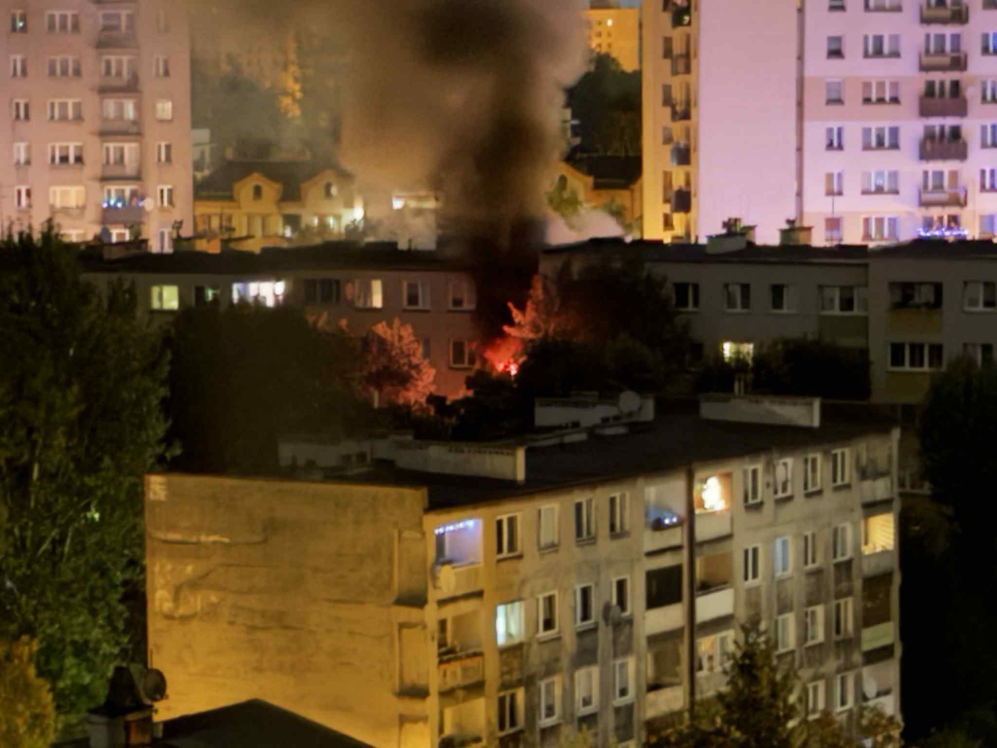 Pożar, Chorzów, Morcinka 15