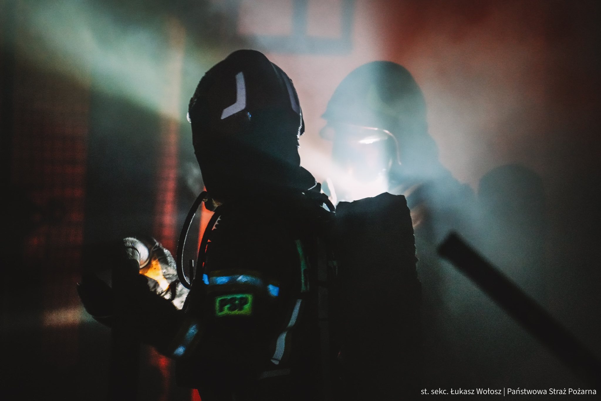 Pożar hali w Alekandrii Pierwszej