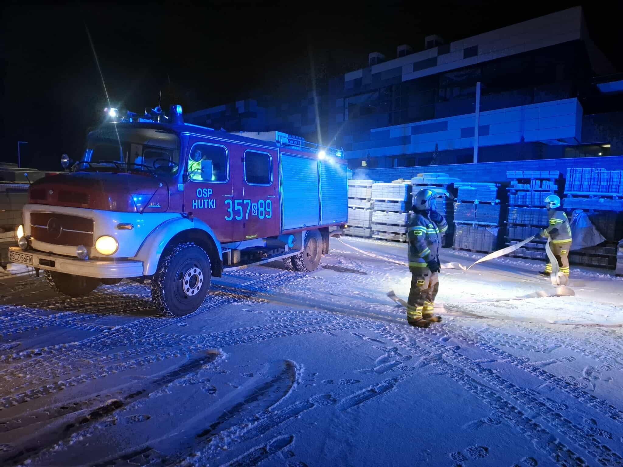 Pożar hali w Alekandrii Pierwszej