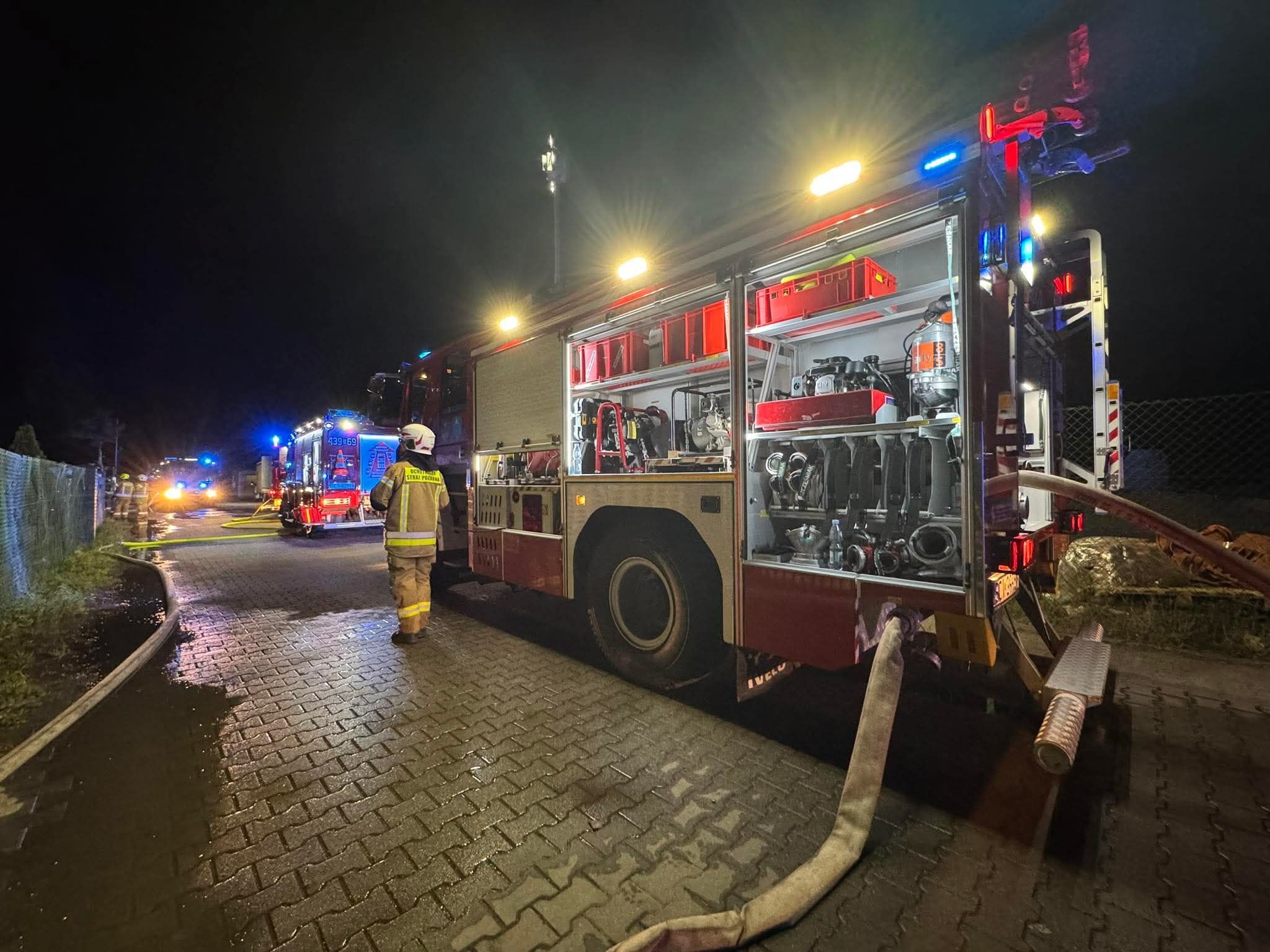 Pożar budynku mieszkalnego, Ustroń, Katowicka