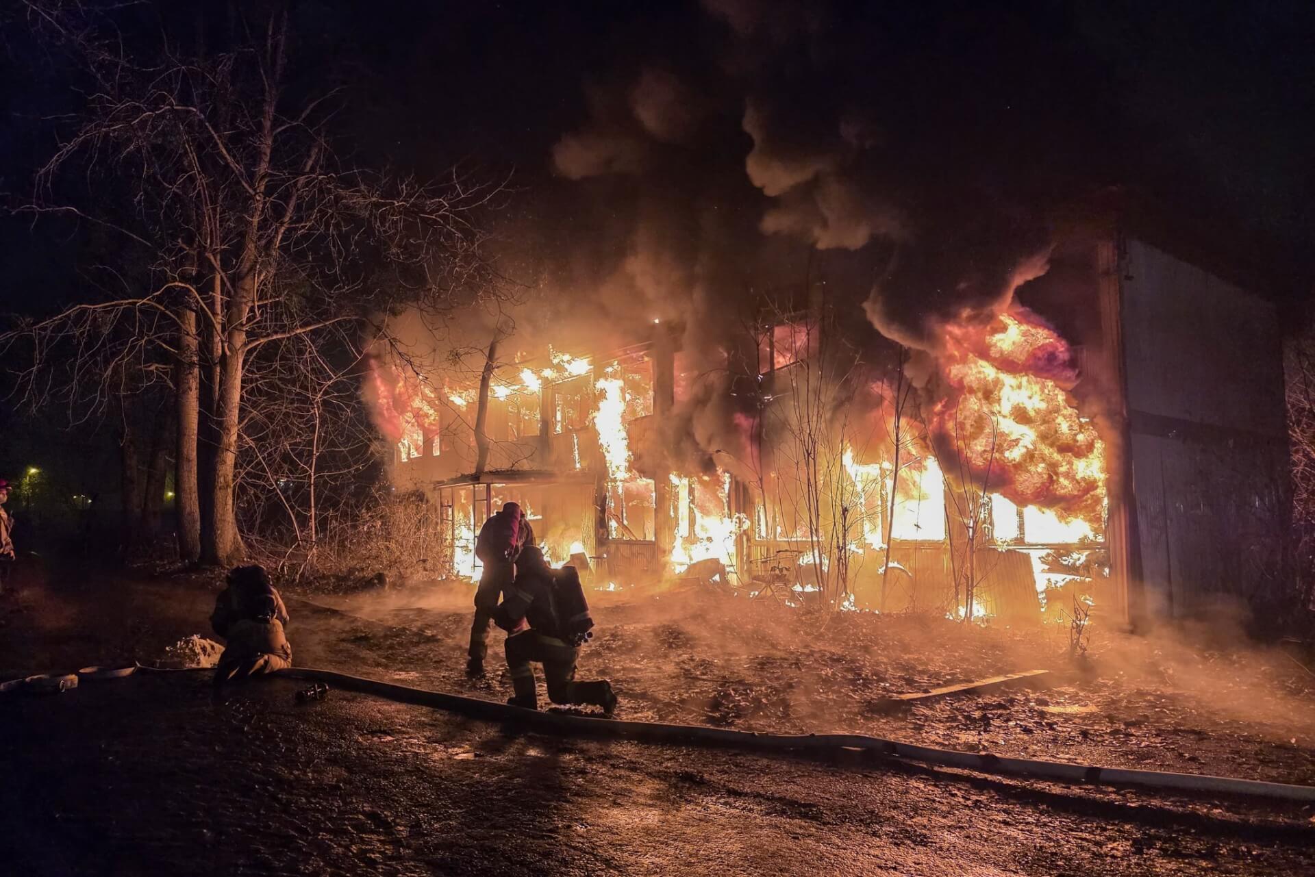 Pożar Katowice Zawodzie