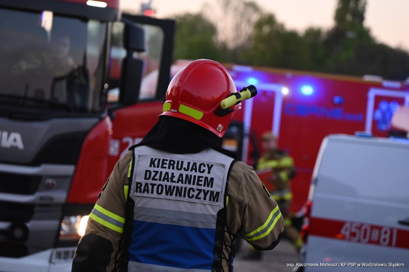 Pożar hali w Gliwicach