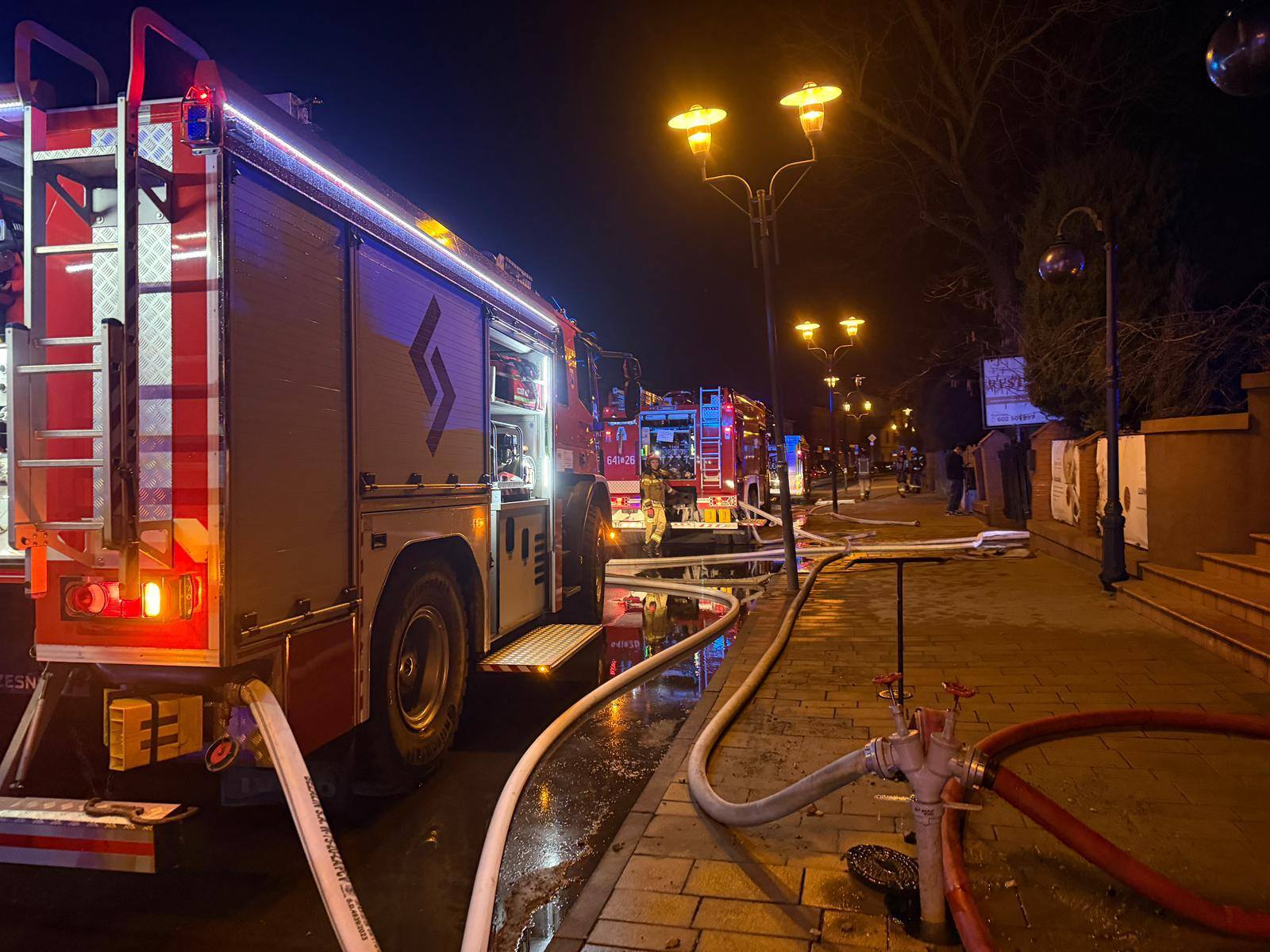 Pożar hotelu Stara Poczta w Tychach
