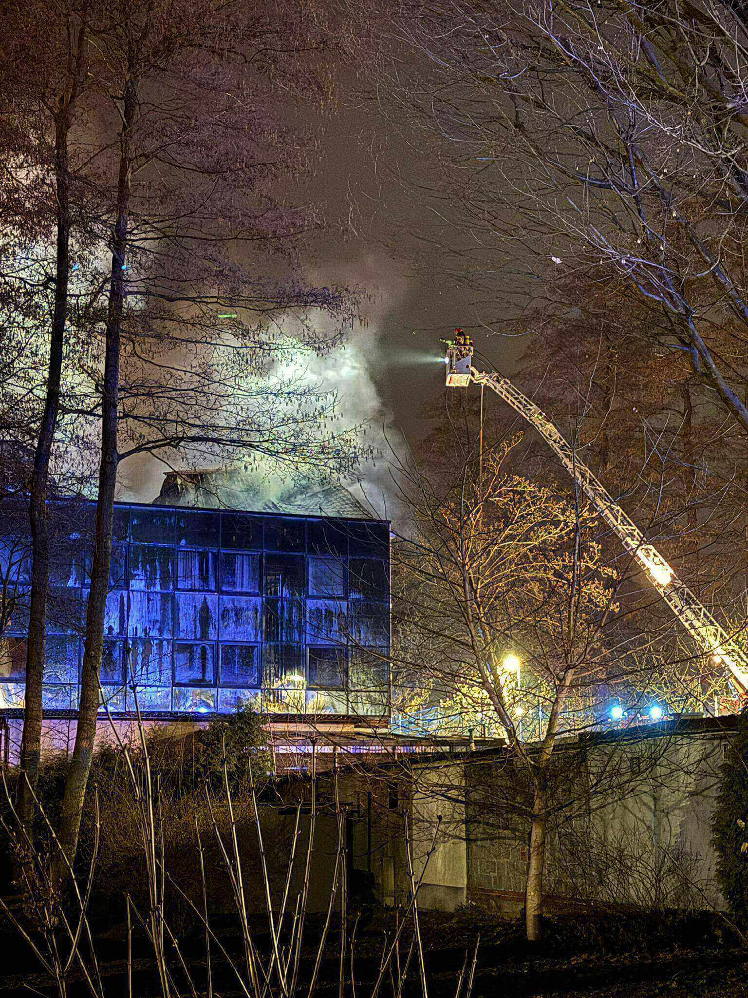 Pożar hotelu Stara Poczta w Tychach