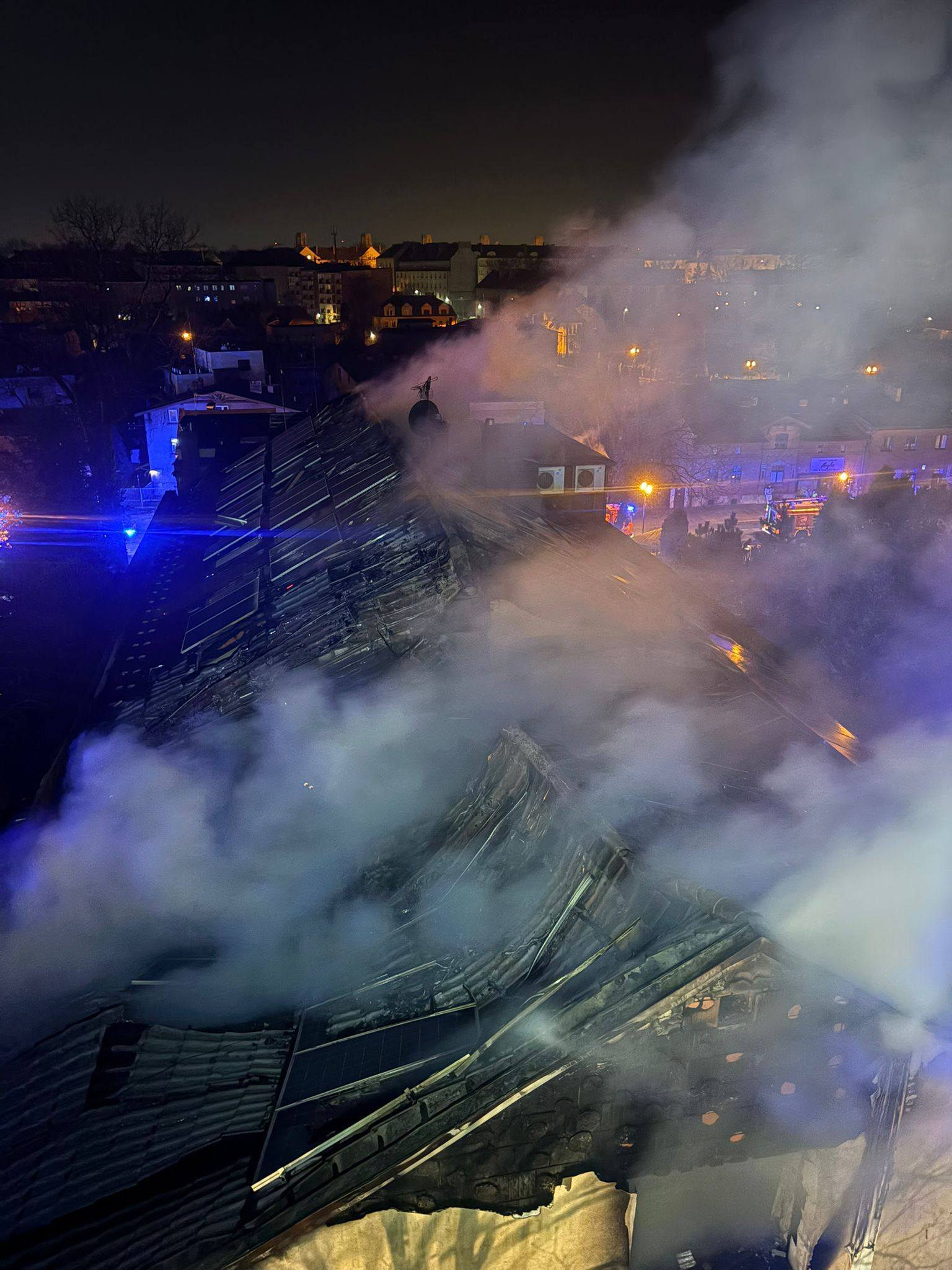 Pożar hotelu Stara Poczta w Tychach