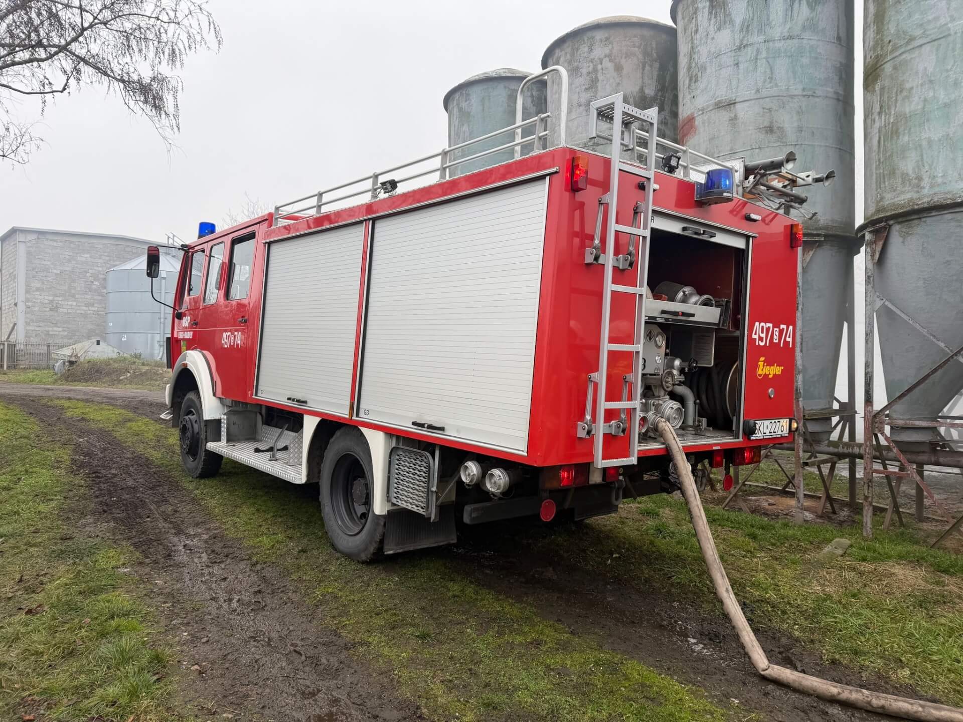 W pożarze kurnika zginęło około 23 tysięcy kurcząt