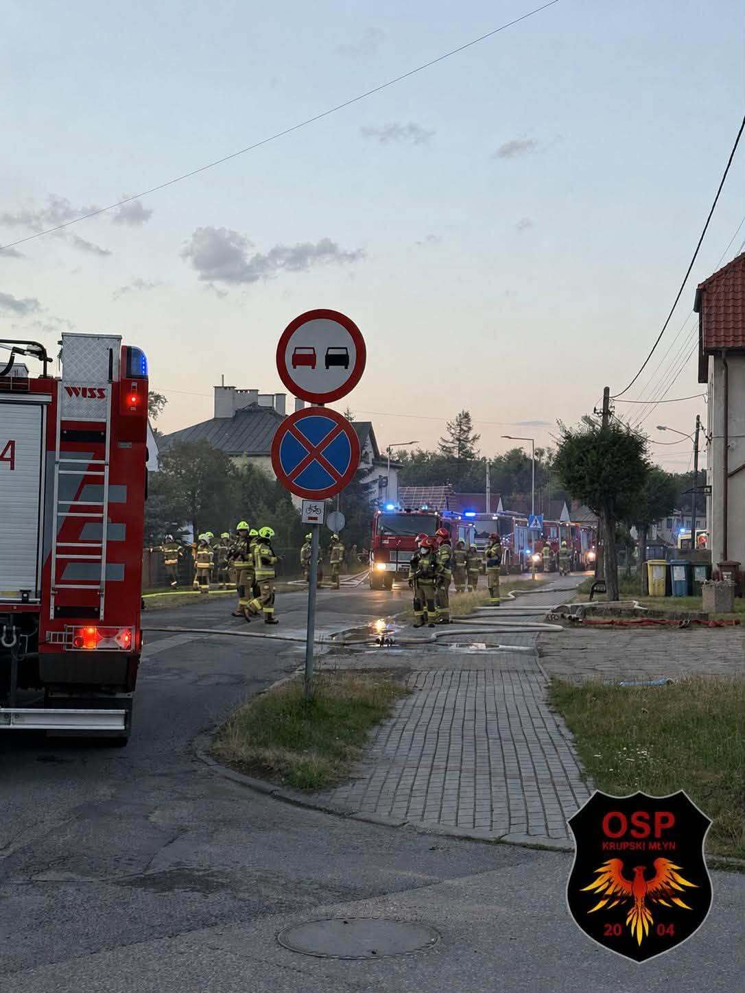 Pozar samochodu elektrycznego Krupski Mlyn 3