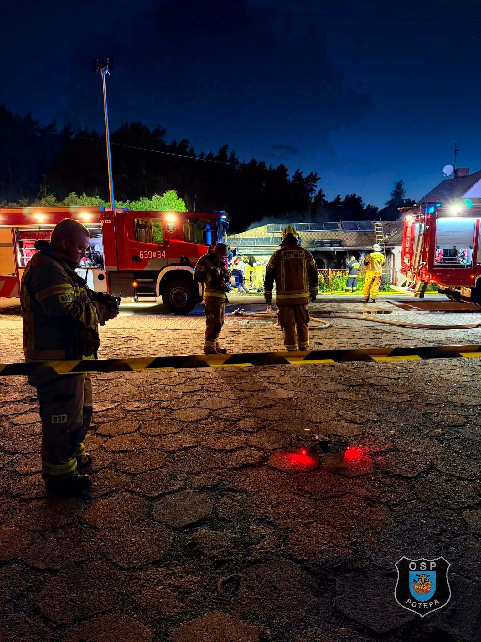 Pozar samochodu elektrycznego Krupski Mlyn 5