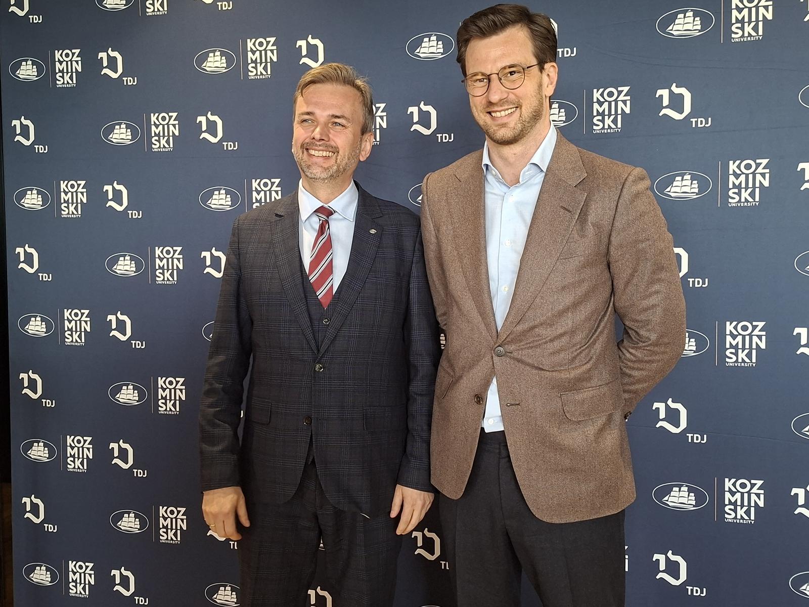 Prof. Grzegorz Mazurek i Tomasz Domogała, TDJ