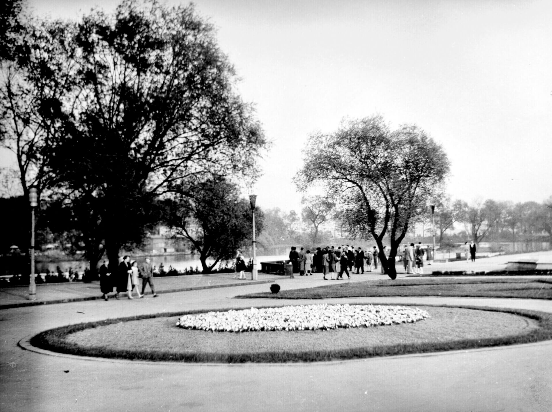 Promenada im. Generała Jerzego Ziętka w latach 50.