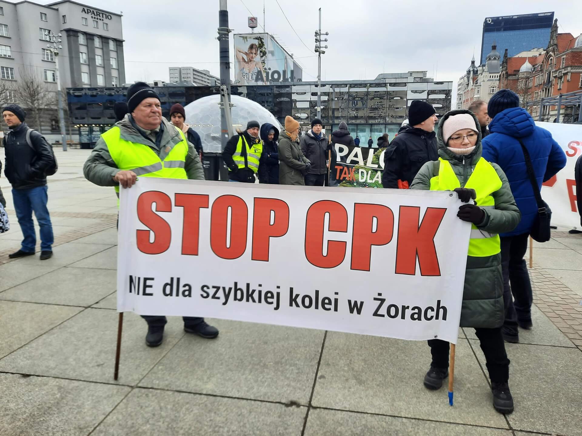 Protest CPK Katowice 4