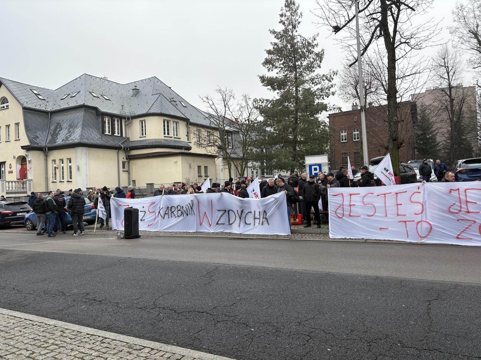 Protest JSW Katowice 6 Copy