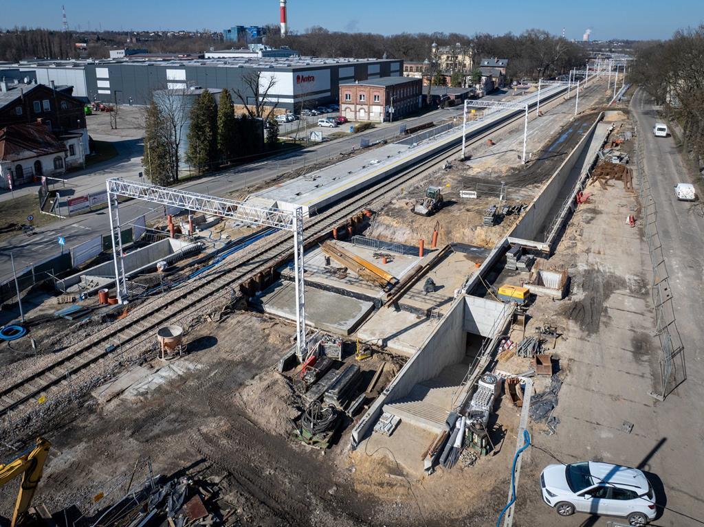 Przebudowa linii kolejowej Sosnowiec 4
