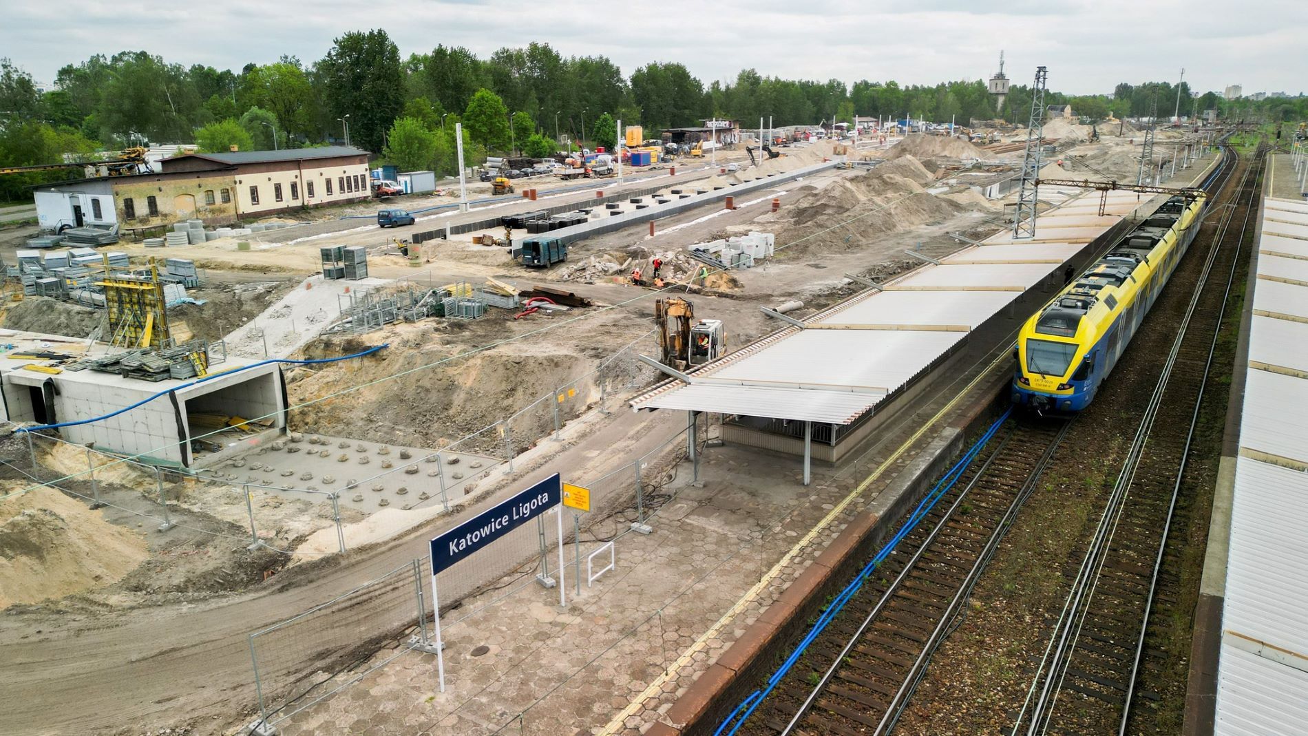 Przebudowa stacja Ligota