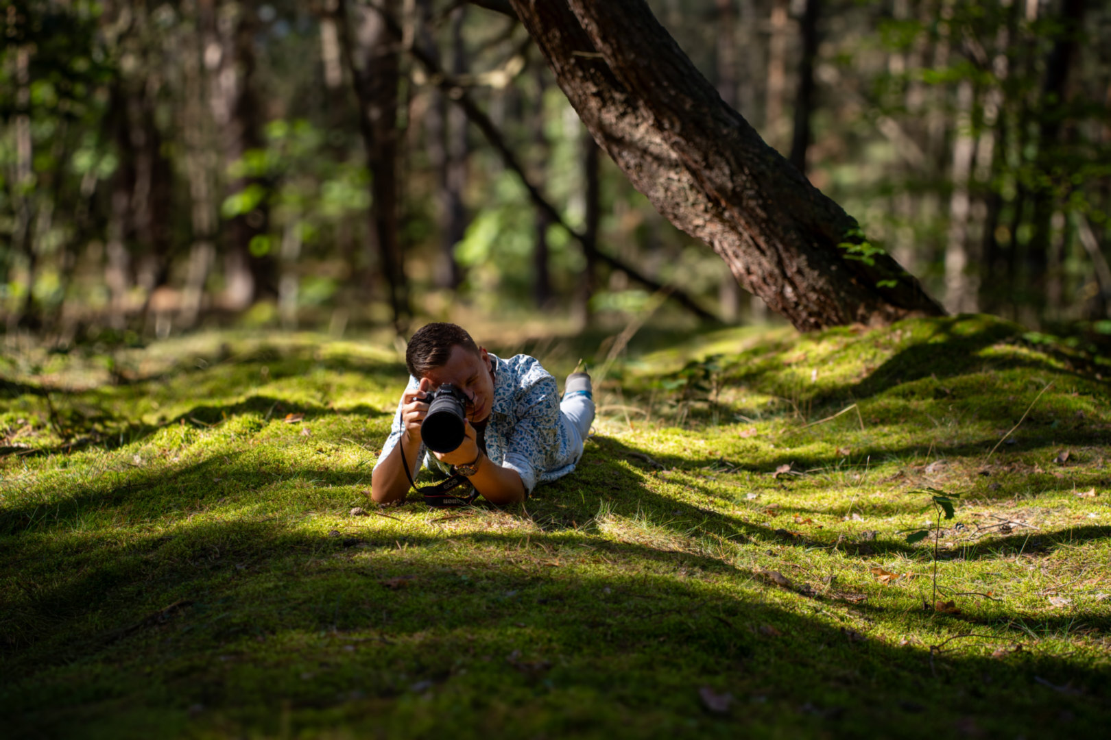 Przemysław Bartos – autor projektu i strony „Przyroda dla Sosnowca”.