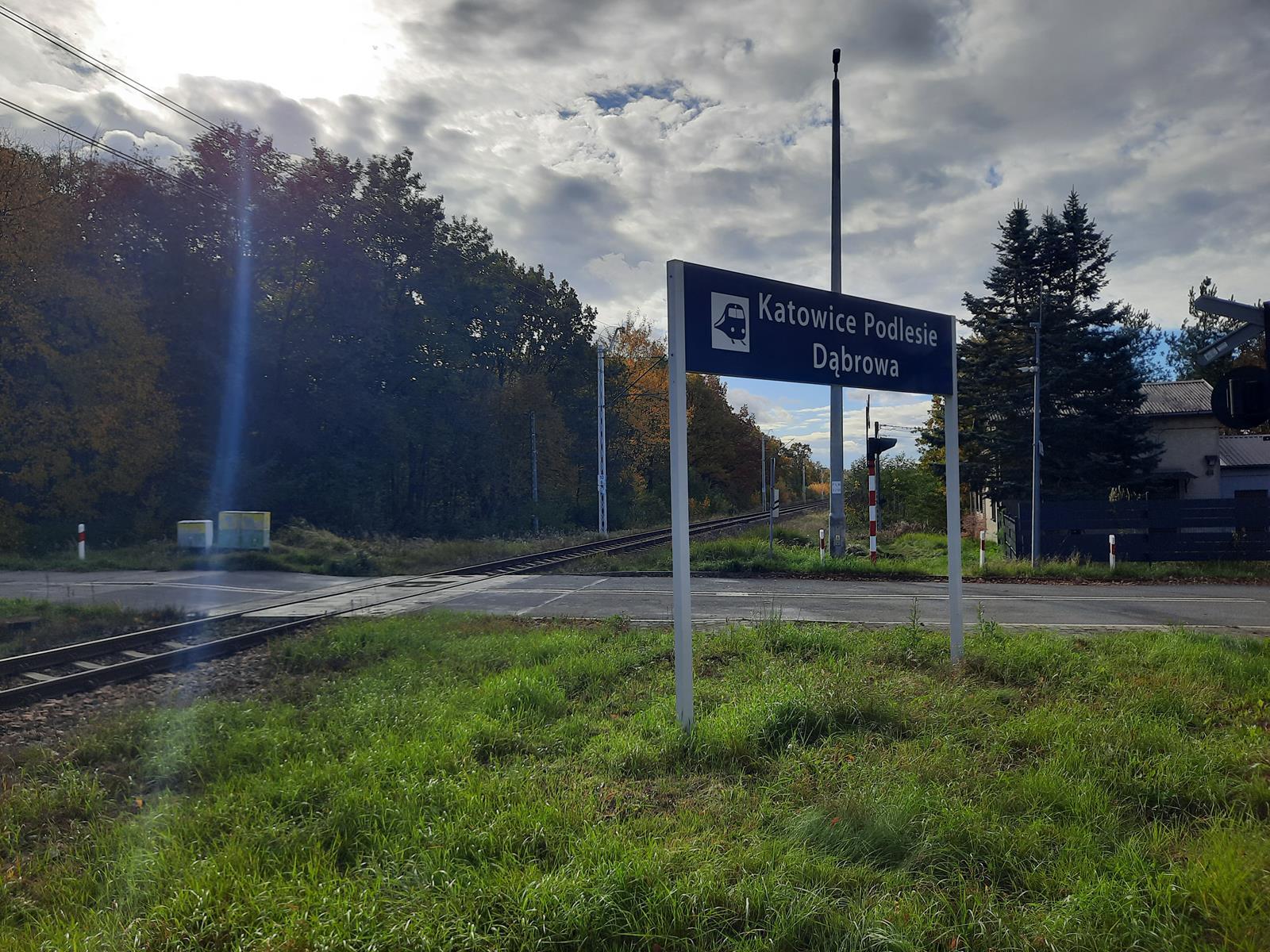Przystanek kolejowy Katowice Podlesie Dąbrowa