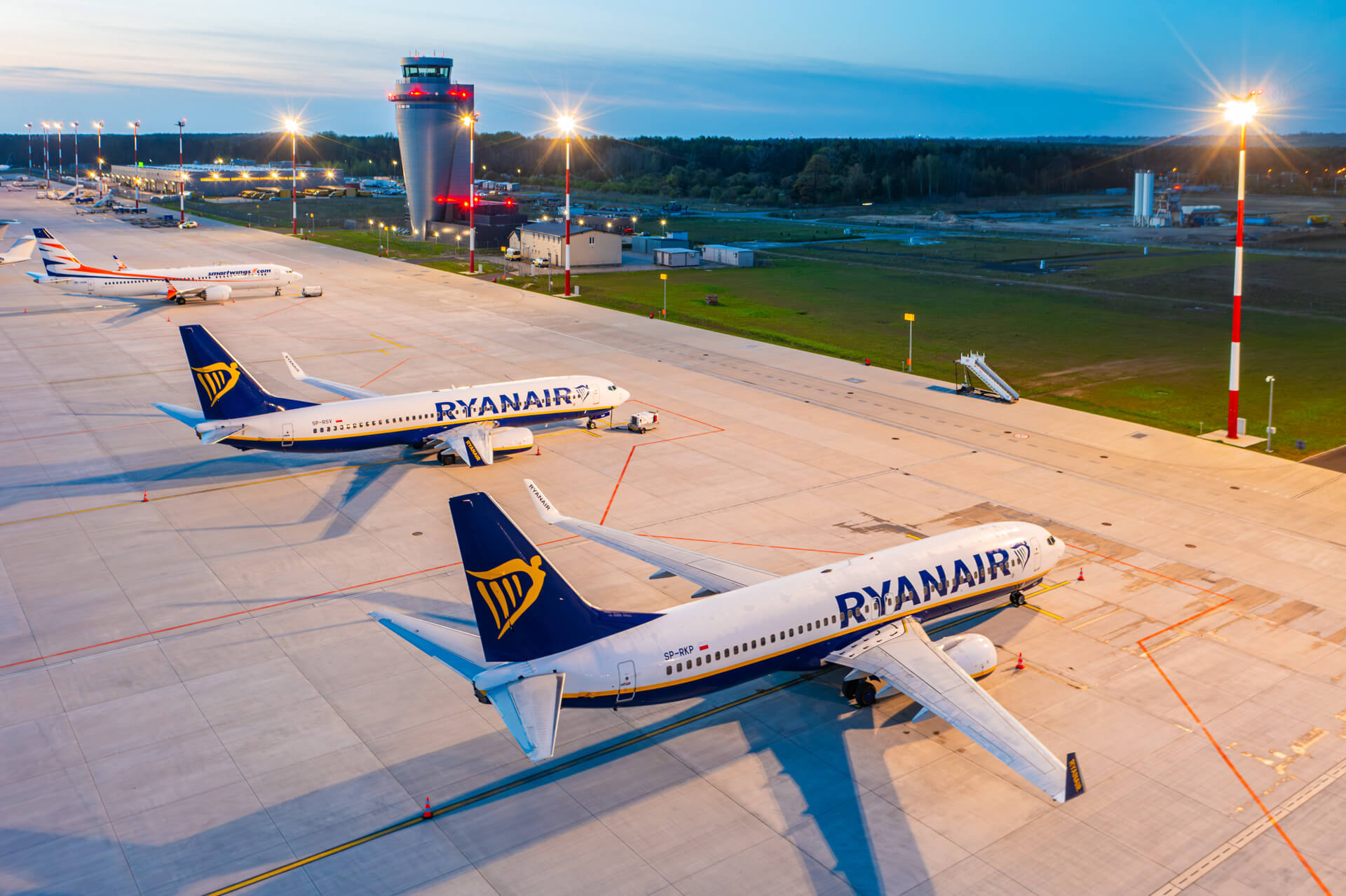 Pyrzowice: Ryanair zainaugurował loty na pięciu nowych trasach