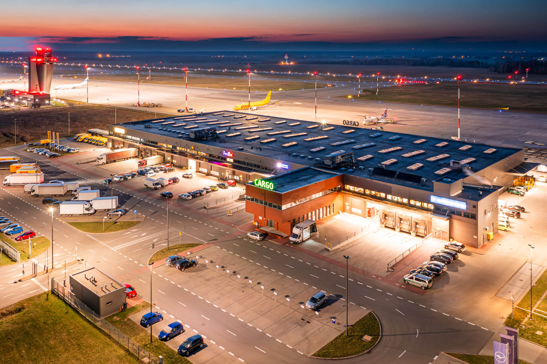 Pyrzowice statystyki cargo QI2024