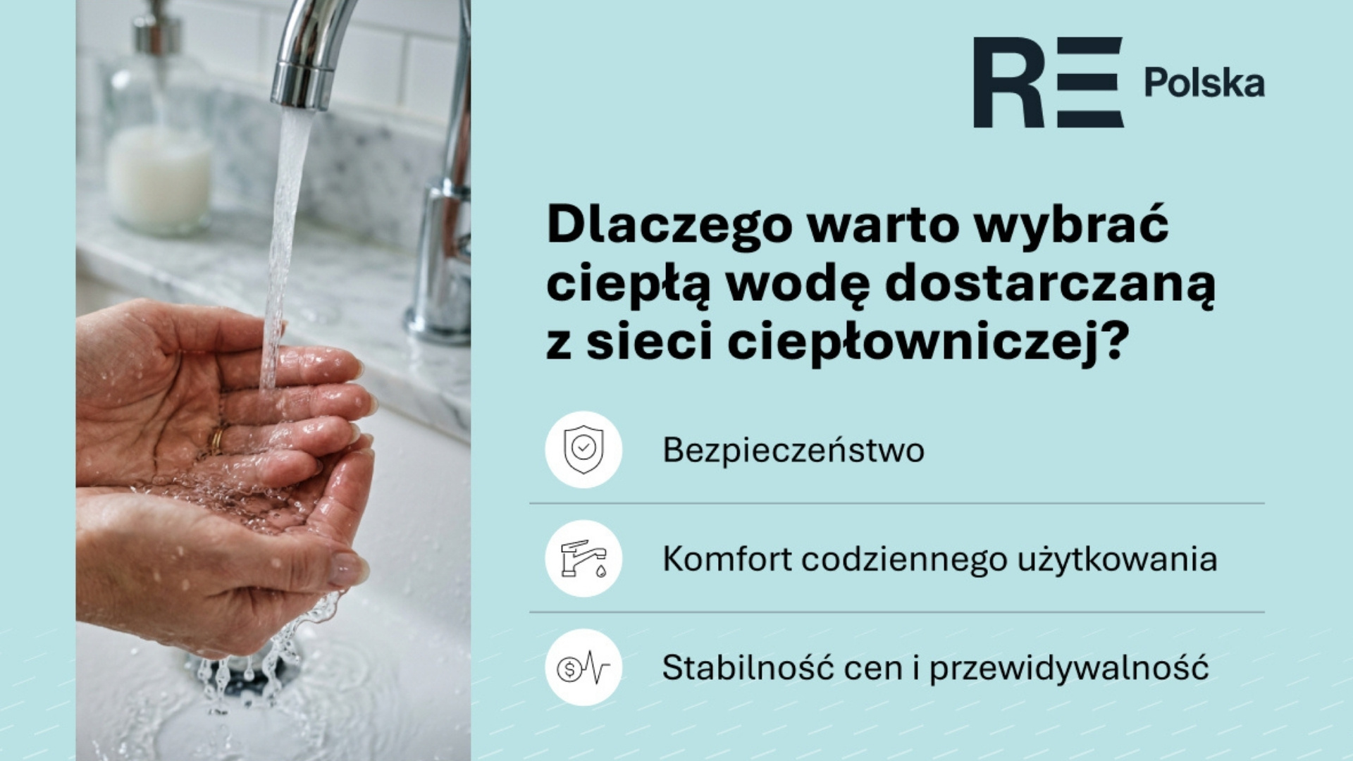 Ciepła woda bez piecyka