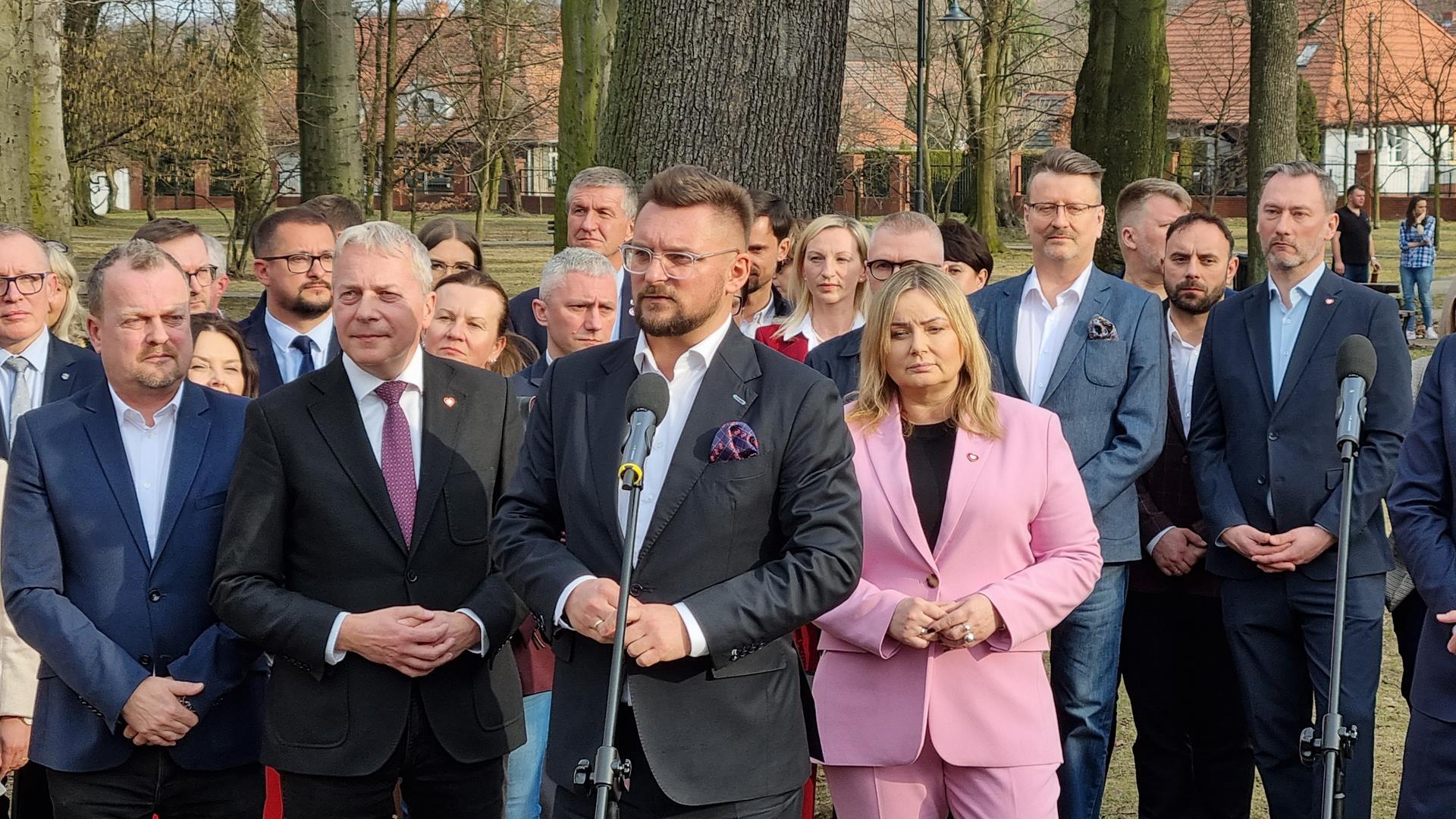 Rafał Trzaskowski z samorządowcami. Katowice Giszowiec, 9 marca 2025