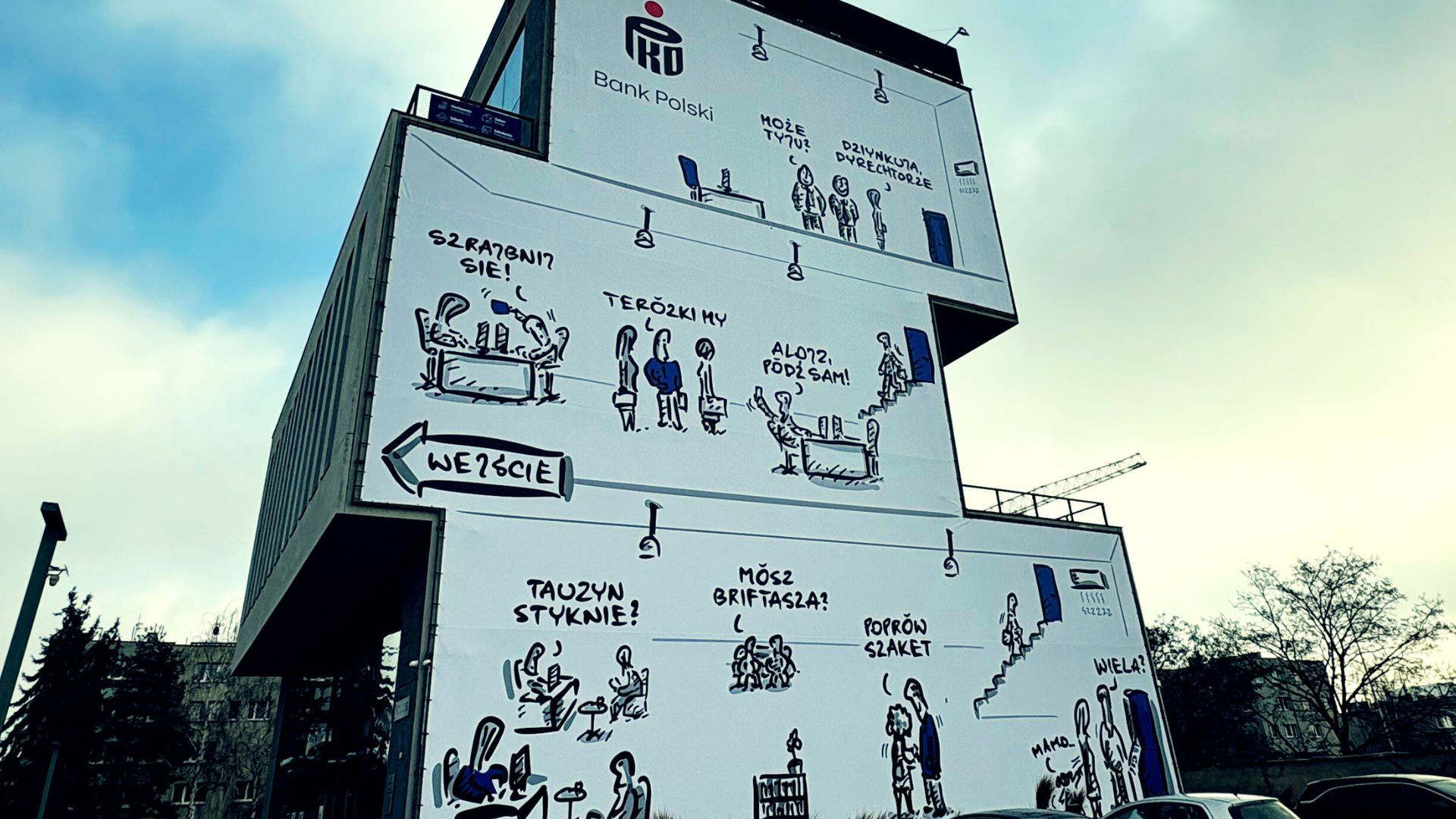 Reklama PKO w języku śląskim, Katowice