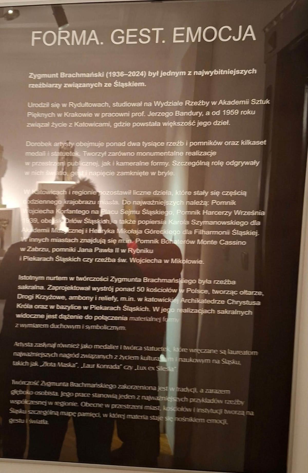 Retrospektywna wystawa FORMA GEST EMOCJA w Muzeum Historii Katowic 3