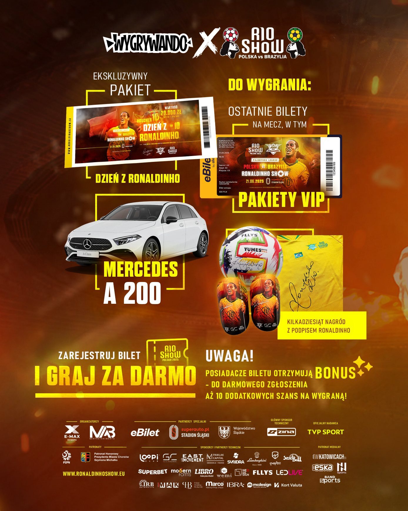 Ronaldinho Show harmonogram 2