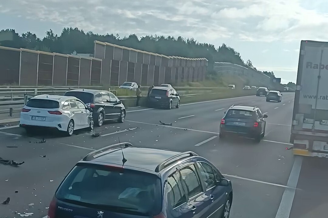 Ruda Śląska. Karambol z udziałem 6 samochodów na autostradzie A4. 19 sierpnia 2026