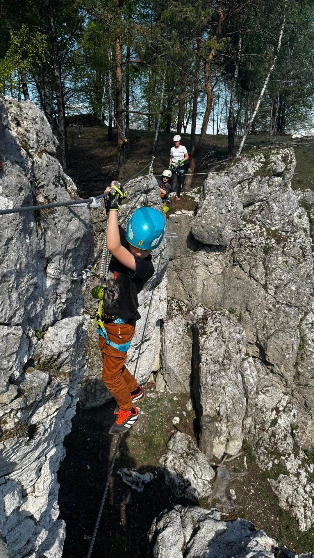 „Hurra Jura”. Via ferrata na Jurze Środkowej. Kwiecień 2025.