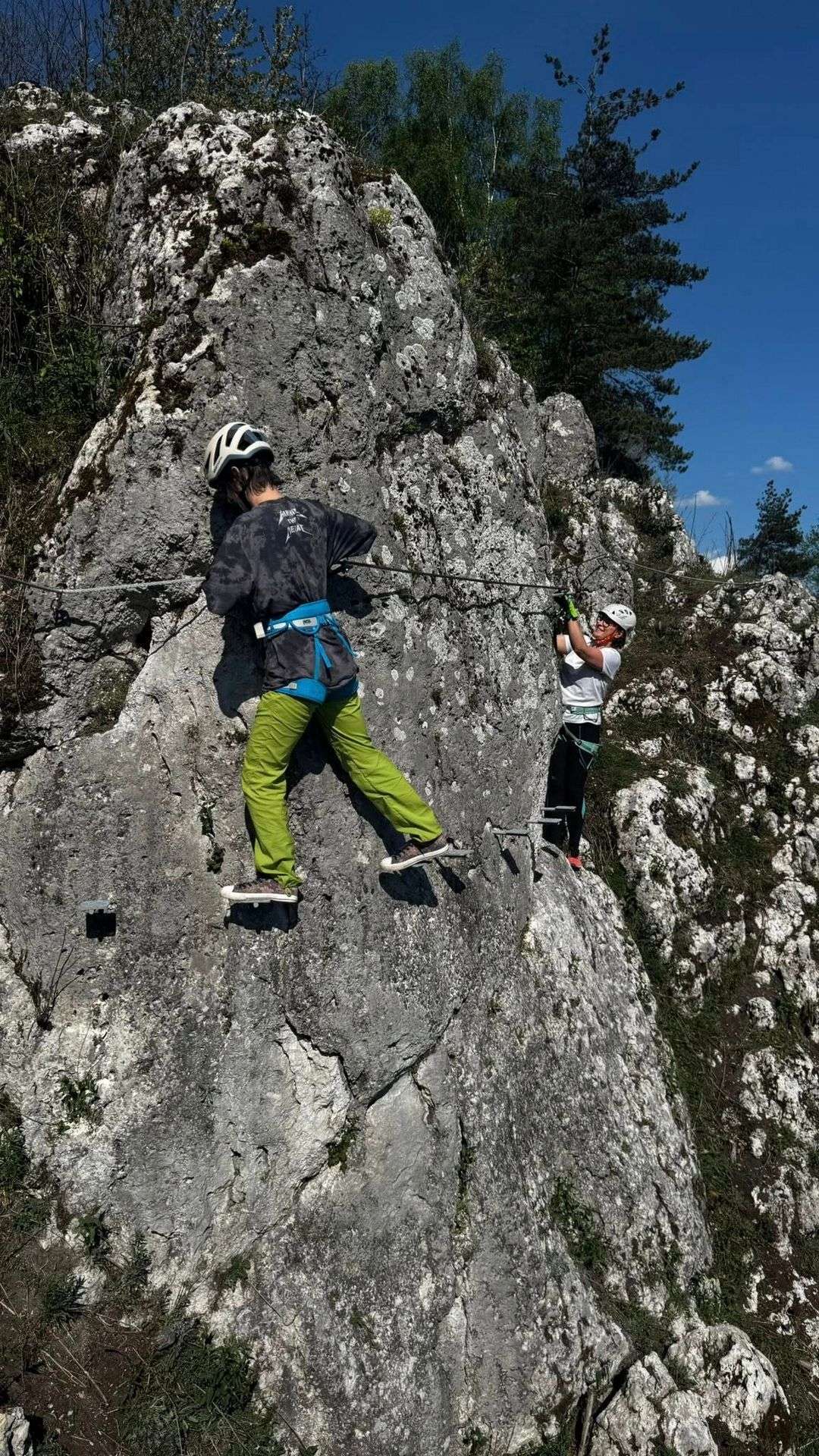 „Hurra Jura”. Via ferrata na Jurze Środkowej. Kwiecień 2025.