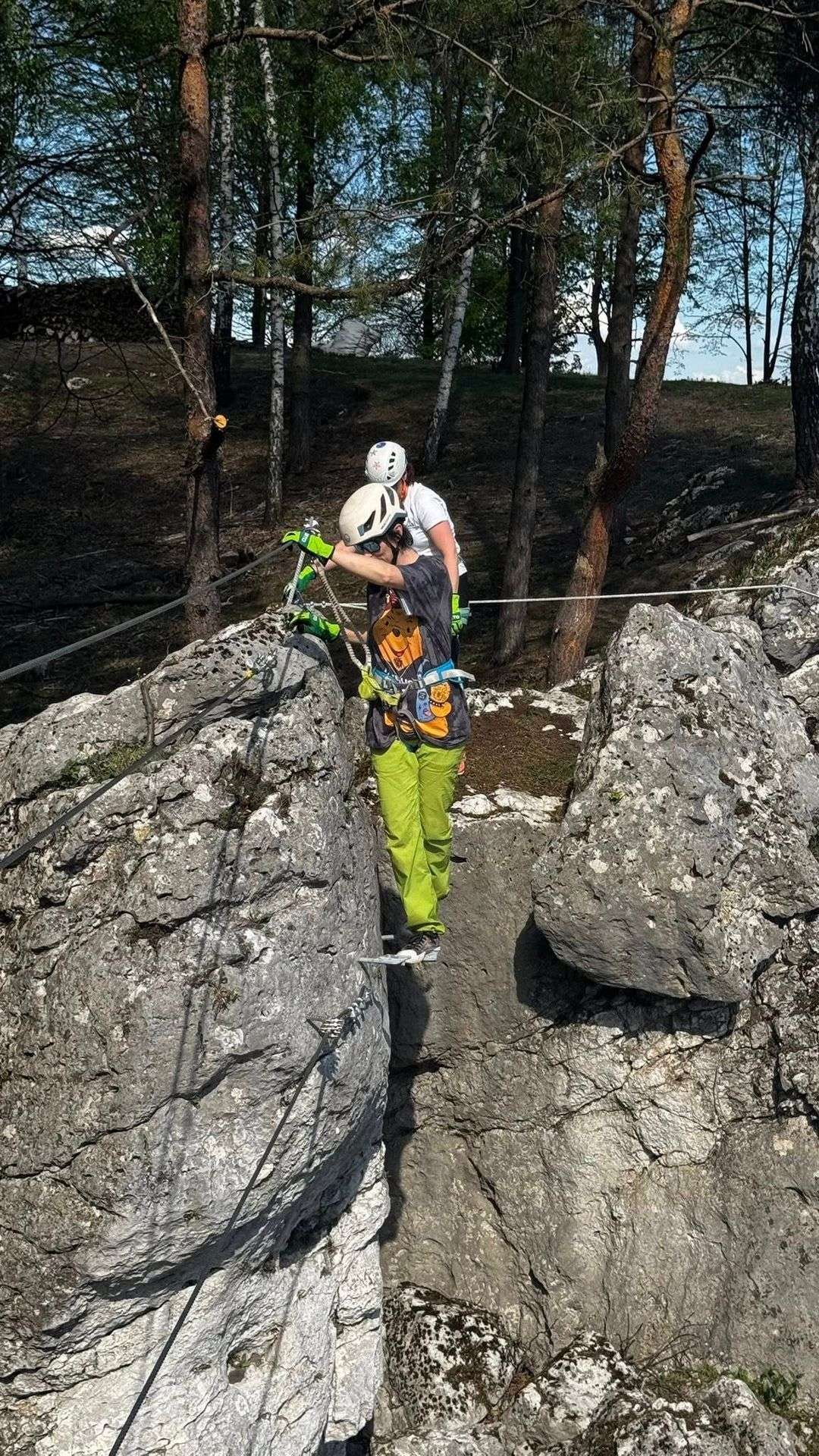 „Hurra Jura”. Via ferrata na Jurze Środkowej. Kwiecień 2025.