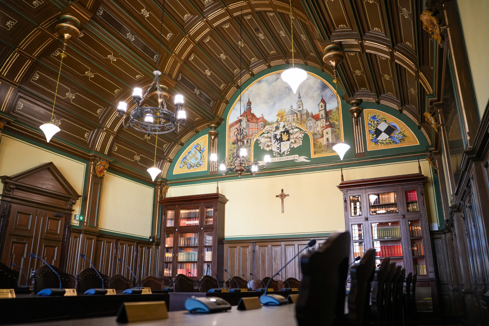 Sala sesyjna ratusza w Tarnowskich Górach