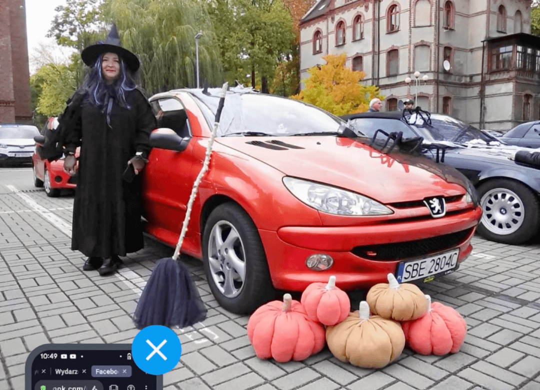 Halloweenowy zlot kabrioletów w Tychach