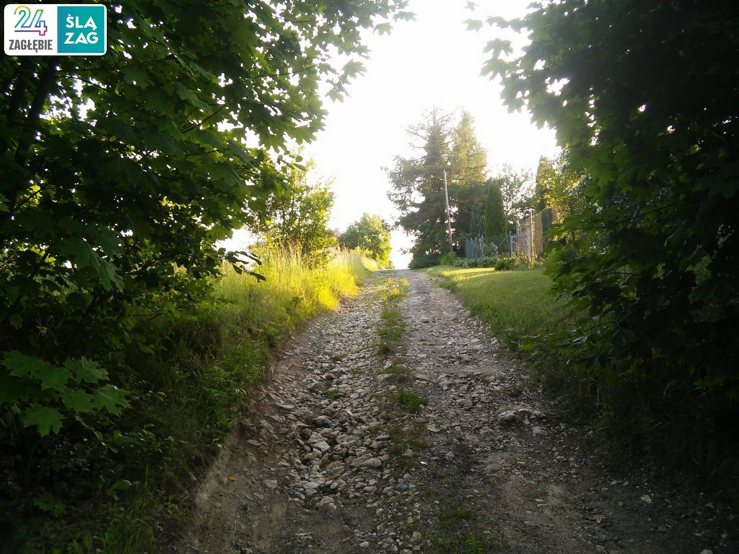 Sieniczno koło Olkusza. Dojazd do domu tragicznie zmarłej Doroty Bejger. 17 czerwca 2025.