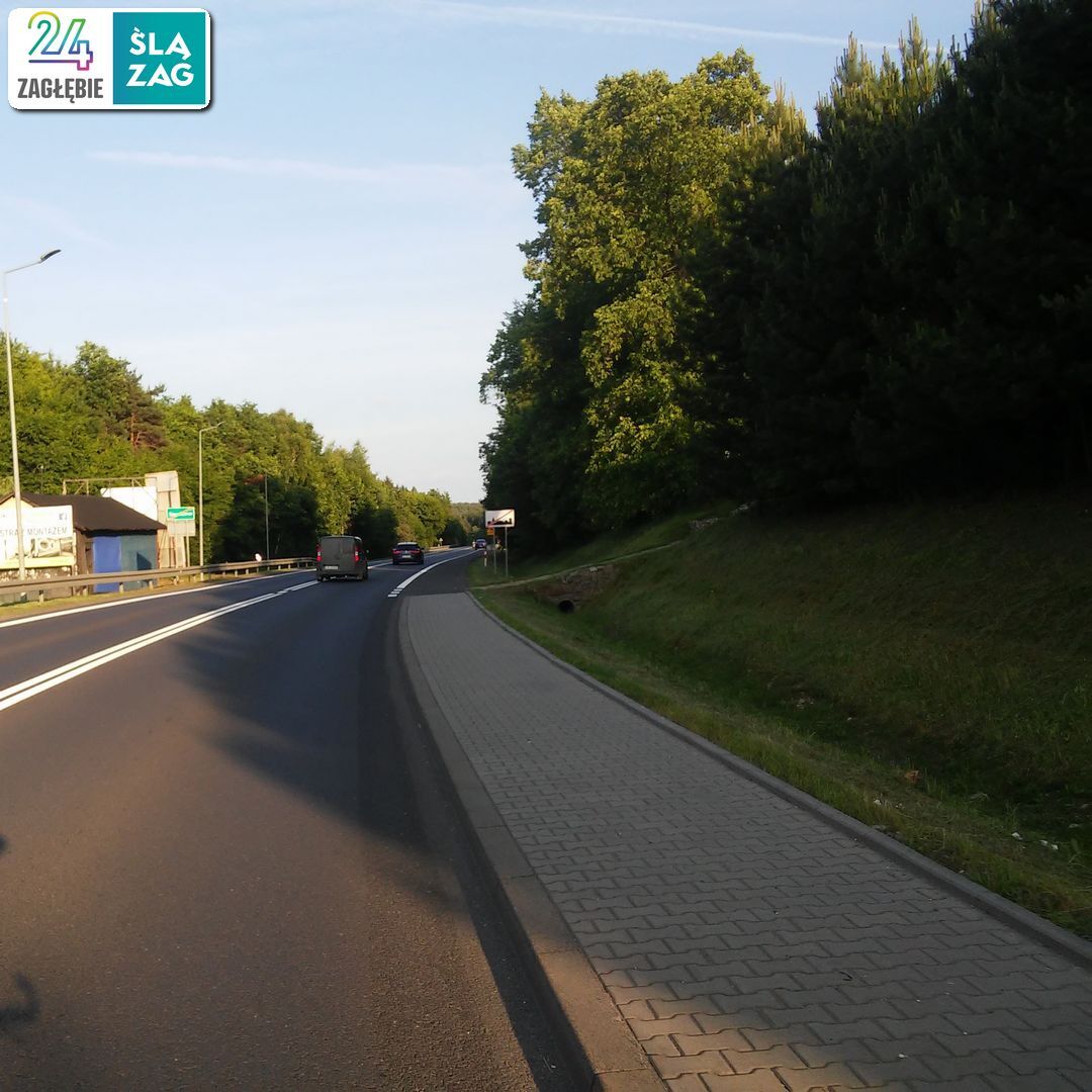 Sieniczno koło Olkusza. DK94 w pobliżu domu tragicznie zmarłej Doroty Bejgier. 17 czerwca 2025.