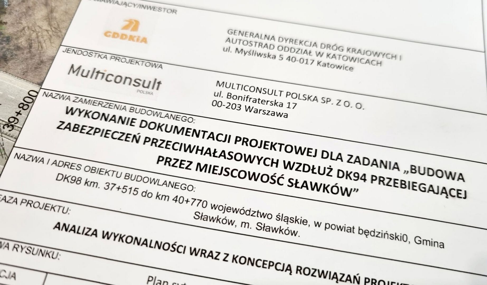 Slawkow DK94 Ekrany Akustyczne Analiza Wykonalnosci Zrodlo Rafal Adamczyk at Facebook 2025 02 28 01