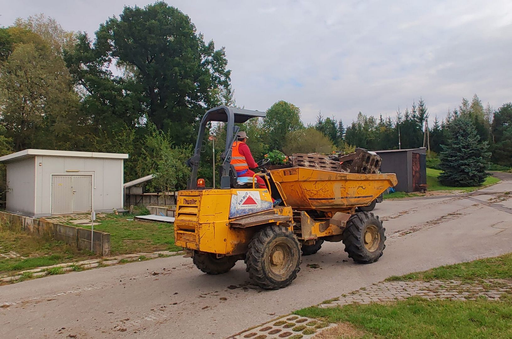 Sławków. Oczyszczalnia ścieków przy ulicy Browarnej dla centrum miasta. Wrzesień 2024